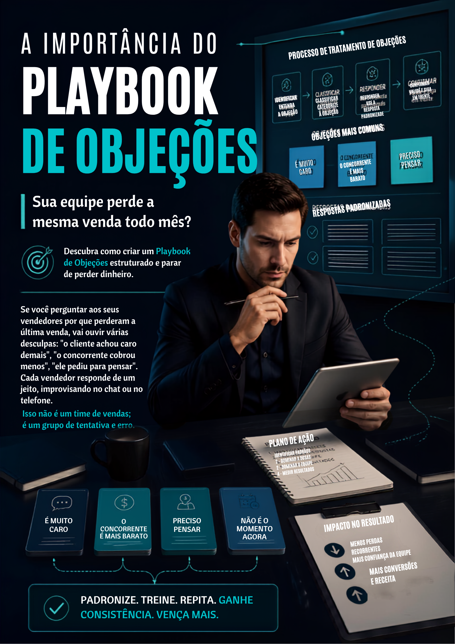 Por que você precisa de um Playbook de Objeções hoje?